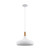 Eglo Lighting Sabinar 400 White and Brown Pendant Light