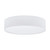 Eglo Lighting Pasteri 570 3 Light White with White Fabric Shade Ceiling Light