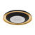 Eglo Lighting Cancosa 2 495 Black and Gold with Transparent Granille Shade Wall and Ceiling Light