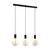 Eglo Lighting Pozueta 3 Light Black Bar Pendant Light