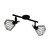 Eglo Lighting Tabillano 2 Light Black with Caged Shade Bar Spotlight