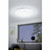 Eglo Lighting Benariba 440 White with Wave Decor Wall and Ceiling Light