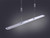 Paul Neuhaus NIKA Aluminium Dimmable Rise and Fall Bar Pendant Light