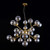 Maytoni Dallas 24 Light Gold with Amber Glass Pendant Light
