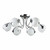 Maytoni Joel 6 Light Chrome with Opal Glass Semi-Flush Ceiling Light