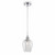 Maytoni Blues Satin Nickel With Clear Glass And Crystal Droplet Pendant Light