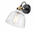 Maytoni Irving Black With Brass And Clear Glass Adjustable Wall Light