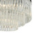 Dar Lighting Giovana 5 Light Polished Chrome and Glass Pendant Light