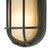 Dar Lighting Salcombe Matt Black with Frosted Ribbed Glass Small Wall Light
