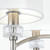 Maytoni Alicante 6 Light Satin Nickel and Glass with White Shades Pendant Light