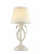 Maytoni Brionia Beige and Gold with Cream Shade Table Lamp