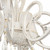 Maytoni Grace 8 Light Antique White and Gold with White Organza Shades Pendant Light