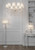 Maytoni Grace Antique White and Gold with White Organza Shades Floor Lamp