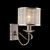 Maytoni Cable Antique Bronze with Organza Shade Wall Light