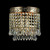 Maytoni Palace Brass and Crystal Wall Light