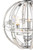 Aidan 5 Light Glass & Polished Chrome Globe Chandelier