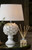 Artichoke 1 Light Ceramic with Shade Table Lamp