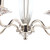 Carson5 Light  Cut Glass & Polished Nickel Chandelier