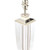 Carson Extra-Large Polished Nickel & Crystal Base Only Table Lamp