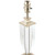 Carson Large Polished Nickel & Crystal Base Only Table Lamp
