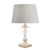 Carson Small Polished Nickel & Crystal Base Only Table Lamp