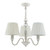 Ellis 3 Light Grey with Shades Pendant Light