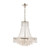 Enid 5 Light Polished Nickel & Cut Glass Chandelier