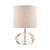 Laura Ashley Ivy Faceted Crystal Glass Pumpkin with Shade Table Lamp