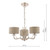 Mulroy 3 Light Antler with Shades Chandelier