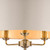 Sorrento 3 Light Antique Brass with Ivory Shade Floor Lamp