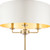 Sorrento 3 Light Antique Brass with Ivory Shade Floor Lamp