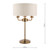 Sorrento 3 Light Antique Brass with Ivory Shade Table Lamp