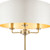 Sorrento 3 Light Brushed Chrome with Natural Shade Floor Lamp