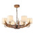 Antler 6 Light with Shades Pendant Light