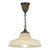 Badger Bronze with Alabaster Satin Glass Single Pendant Light