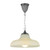 Badger Pewter with Alabaster Glass Single Pendant Light