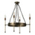 DURRELL 4 Light Antique Brass Pendant Light