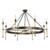 DURRELL 8 Light Antique Brass Pendant Light