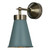 David Hunt Hyde Wall Light with Bespoke Metal Shade 