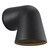 Nordlux Front Single Black With Frosted Glass IP44 Wall Light