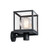 Nordlux Dalton Black With Clear Glass IP44 Wall Light