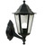 Nordlux Cardiff Up Black With Clear Glass IP44 Wall Light