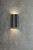 Nordlux Rold Round Black With Clear Glass IP44 Wall Light