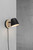 Nordlux Theo Black With Wood Wall Light