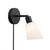 Nordlux Molli Black With Opal Glass Wall Light