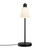Nordlux Molli Black With Opal Glass Table Lamp