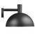 Nordlux Arki 35 Black IP54 Wall Light