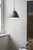 Strap 36 Beige with Black Leather Strap Detail Pendant Light