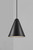 DFTP Nono 23.5 Black Single Pendant