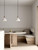 DFTP Nori 27 White Metal With Wood Pendant Light